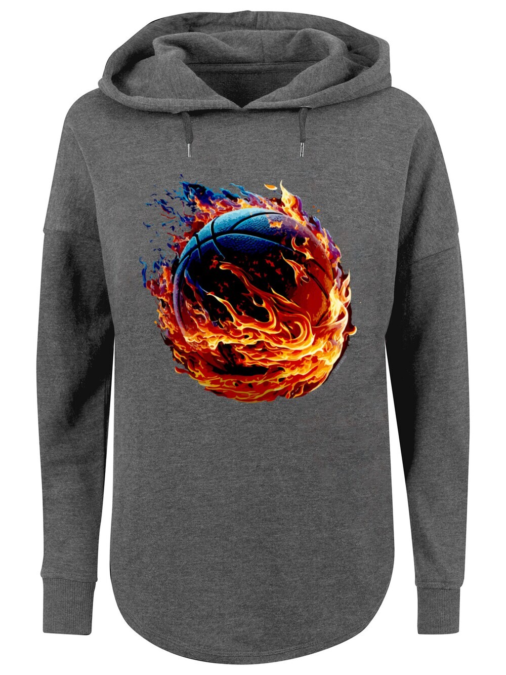 

Толстовка F4Nt4Stic Basketball Sports Collection On FIRE, темно-серый