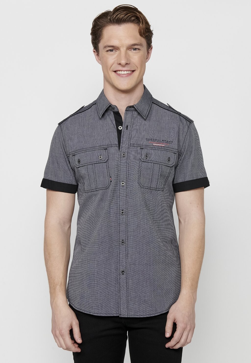 

Рубашка SHORT SLEEVE Koroshi, черный