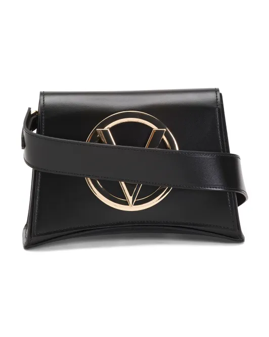 

Кожаное плечо через плечо Honey Forever Made In Italy Valentino By Mario Valentino, черный