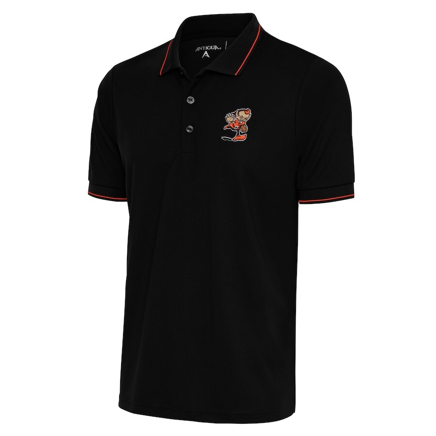 

Поло с коротким рукавом Antigua Cleveland Browns, черный