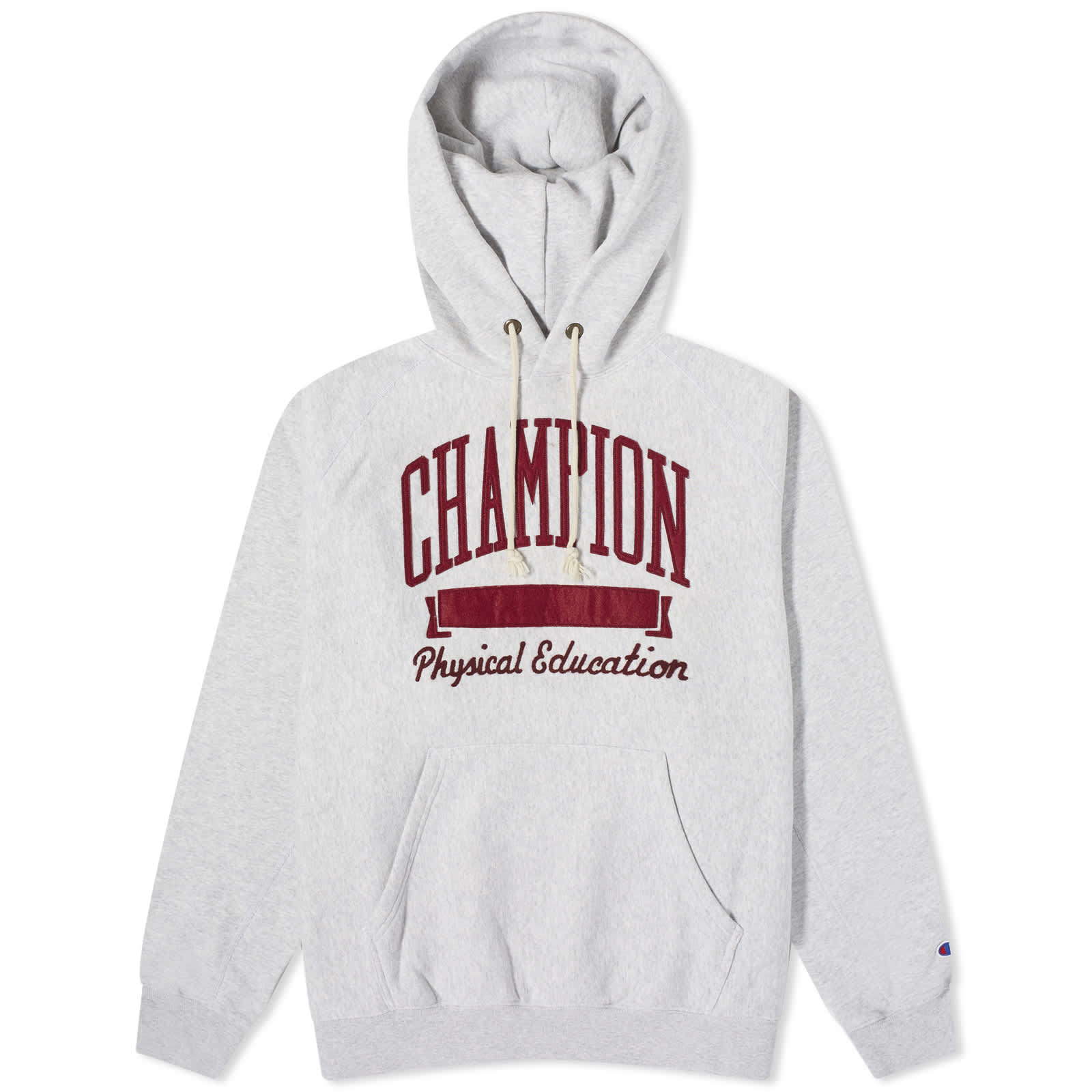 Худи Champion College Logo, цвет Grey Marl
