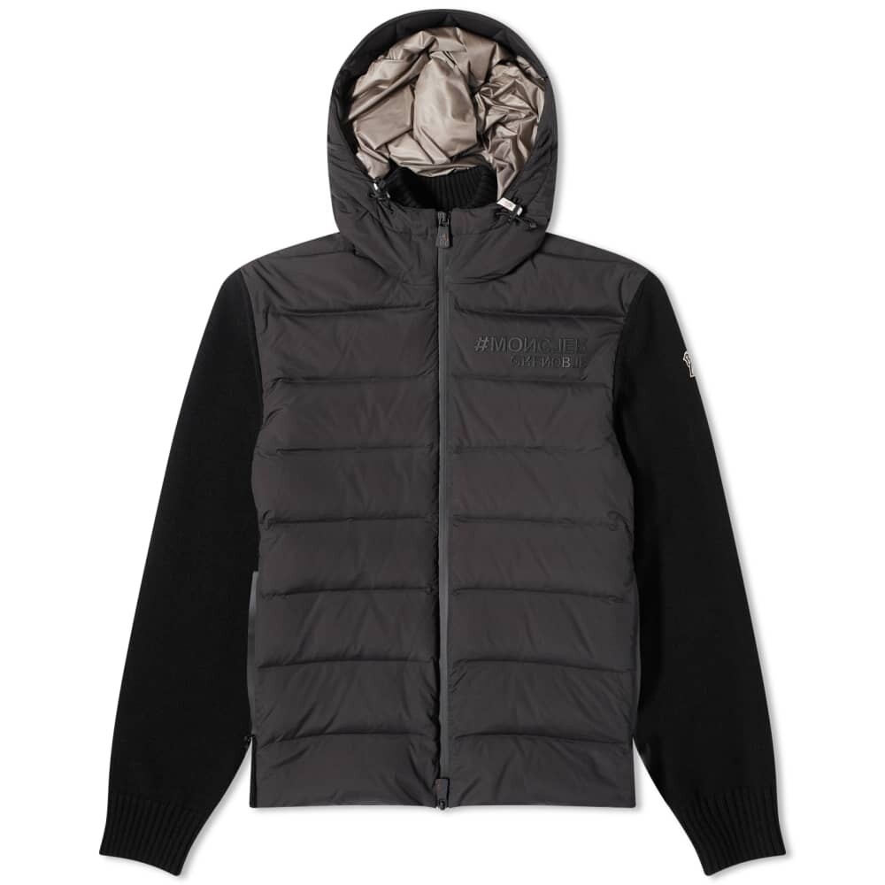 

Moncler Grenoble Утепленная трикотажная куртка, черный