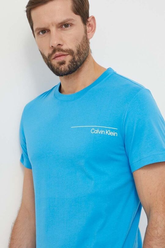 

Хлопковая футболка Calvin Klein, синий