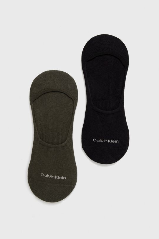 

Носки (2 пары) Calvin Klein, зеленый