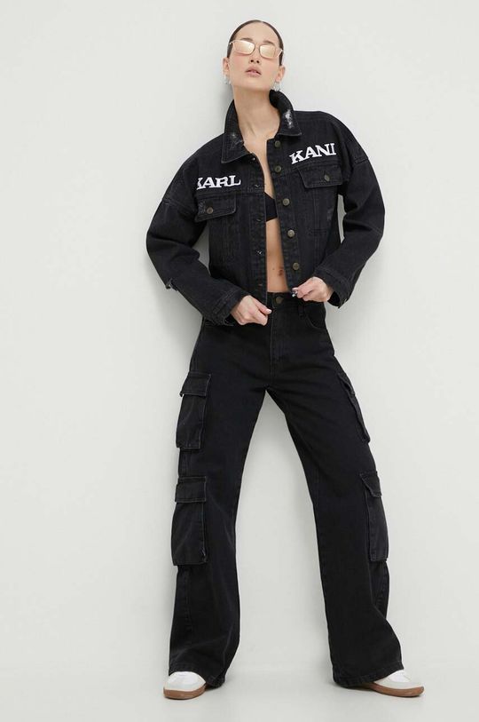Джинсовая куртка Karl Kani, черный