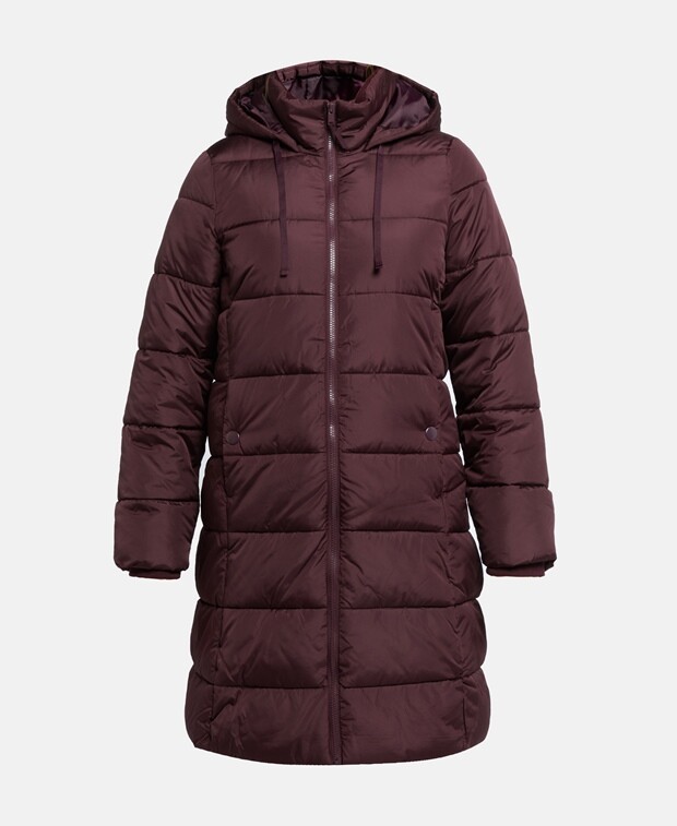 

Стеганое пальто Gap, баклажаны