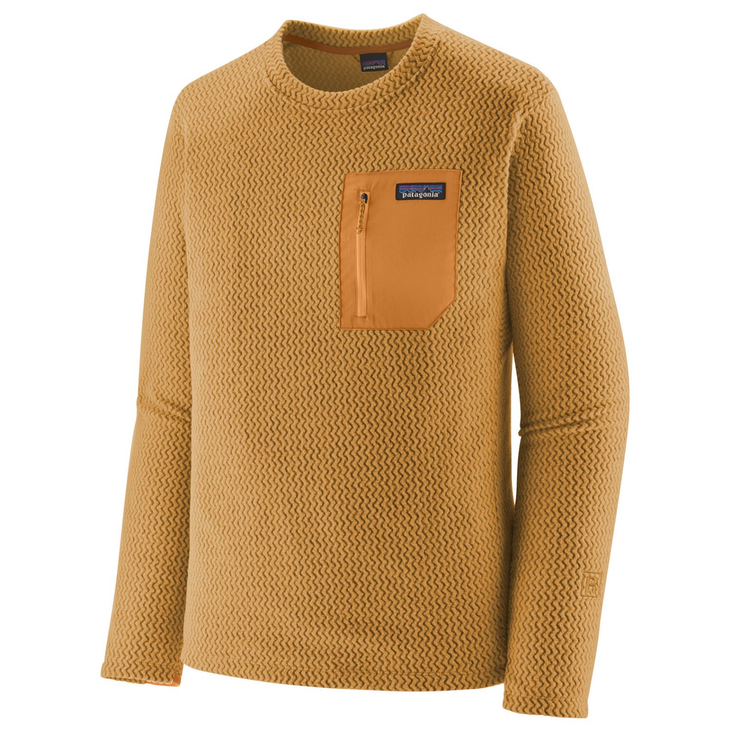 

Флисовый свитер Patagonia R1 Air Crew, цвет Pufferfish Gold