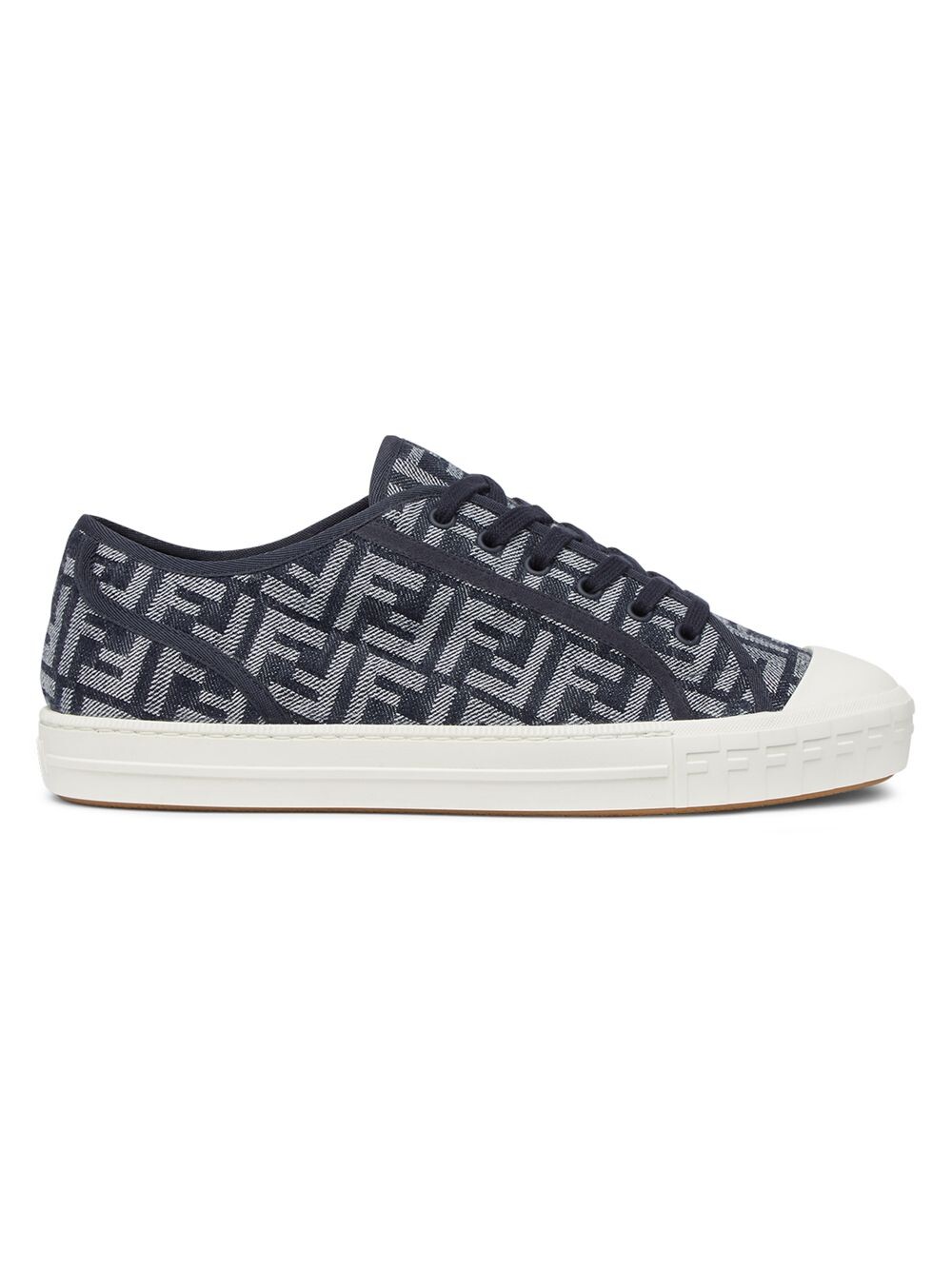 

Низкие кроссовки Domino Denim FF Fendi, синий