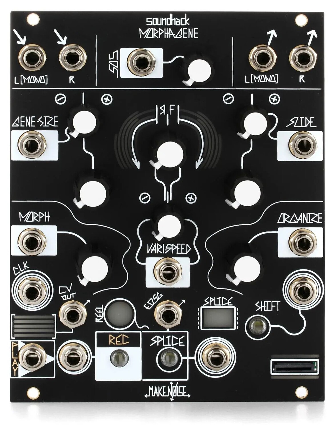 

Модуль Eurorack для манипуляций с образцами морфагена Make Noise