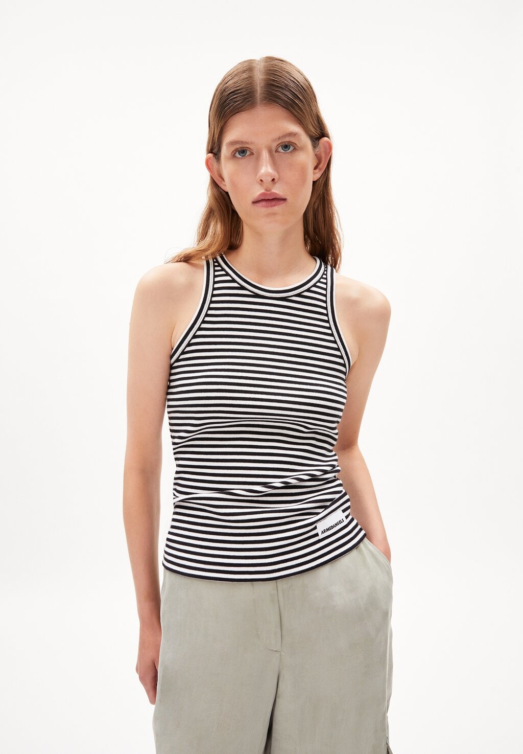 

Топ KANITAA STRIPES ARMEDANGELS, цвет black-white
