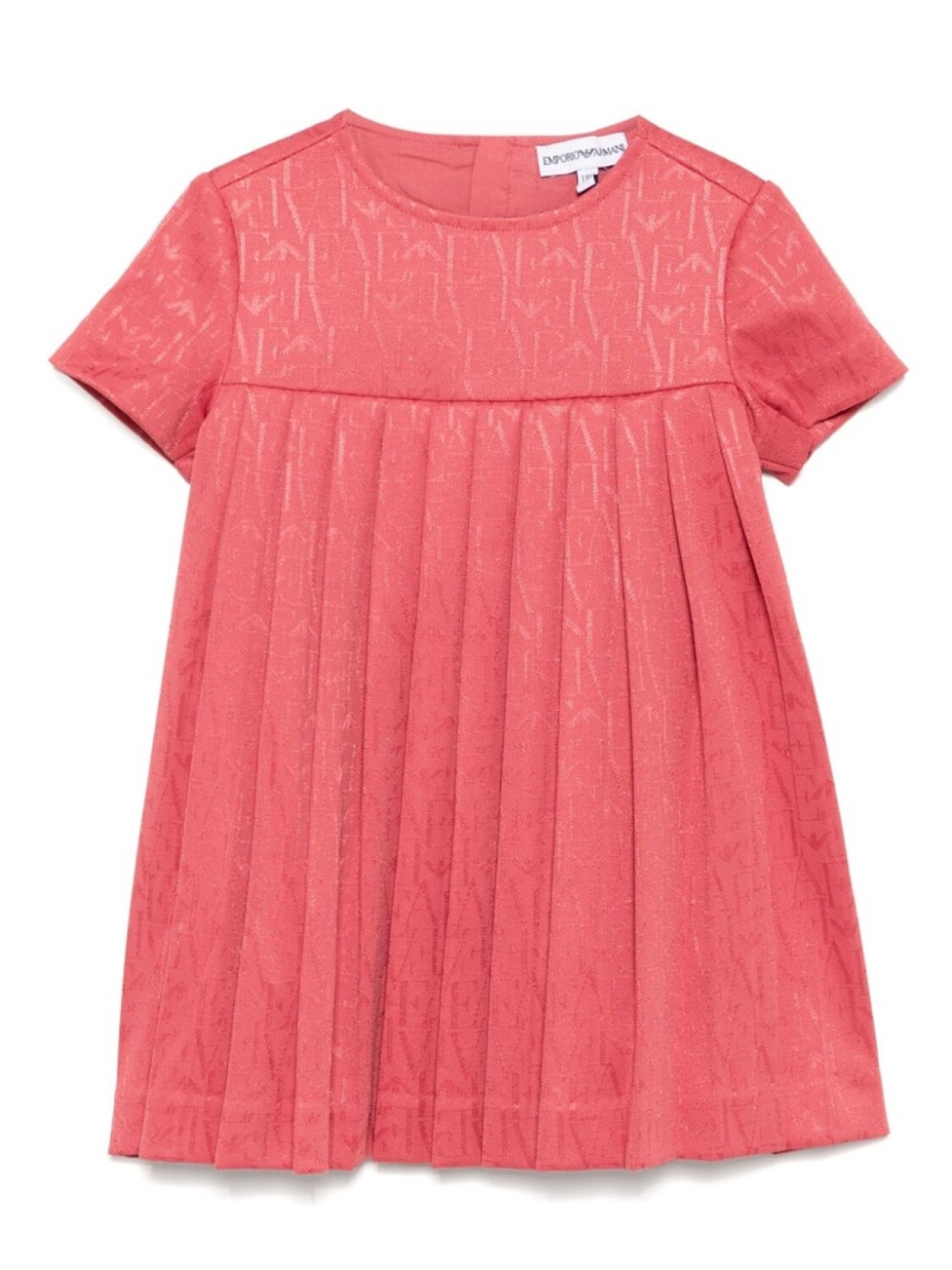 

Платье с логотипом Emporio Armani Kids, розовый