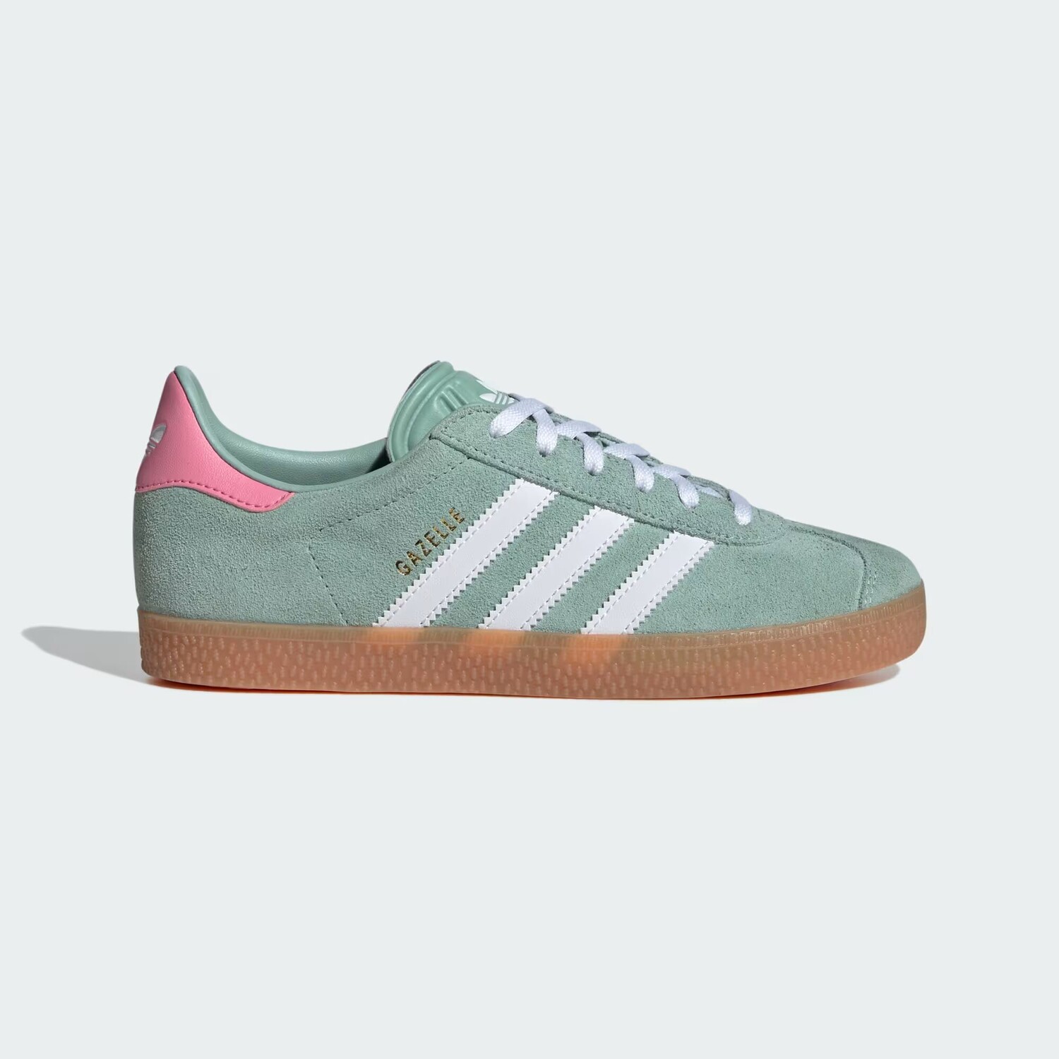

Кроссовки Gazelle Детская Adidas, цвет Hazy Green/Cloud White/Bliss Pink