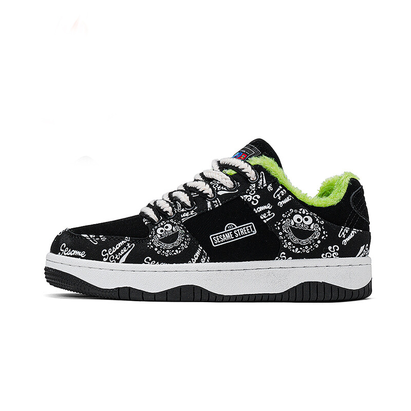 

Кроссовки SESAME STREET Skateboarding Shoes Unisex Low-top, светло-серый