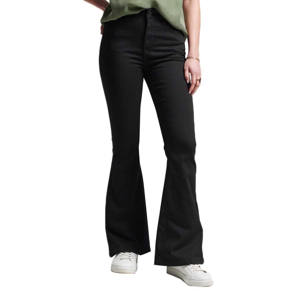 

Джинсы Superdry High Rise Skinny Flare, черный