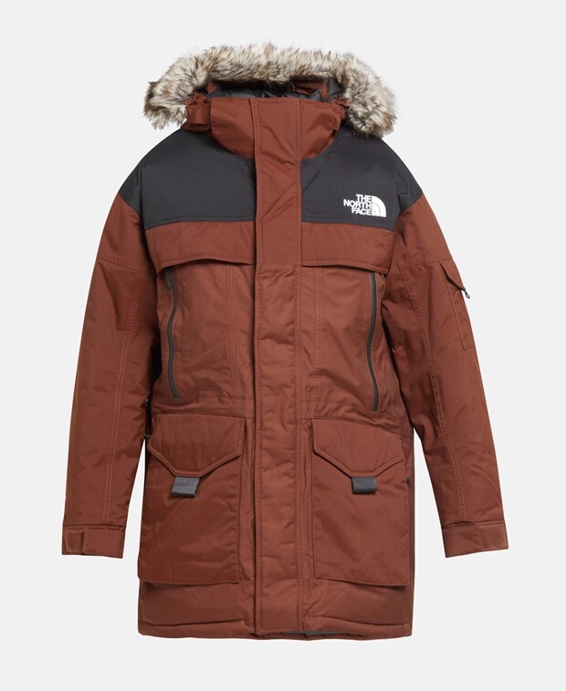 

Пуховик The North Face, бордовый