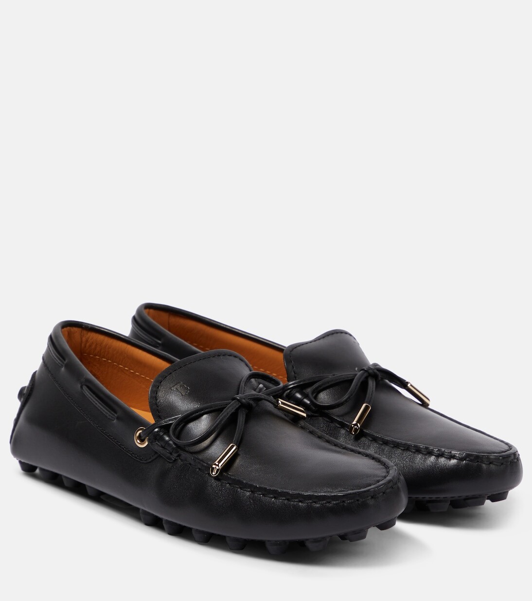 

Кожаные мокасины gommino bubble Tod'S, черный