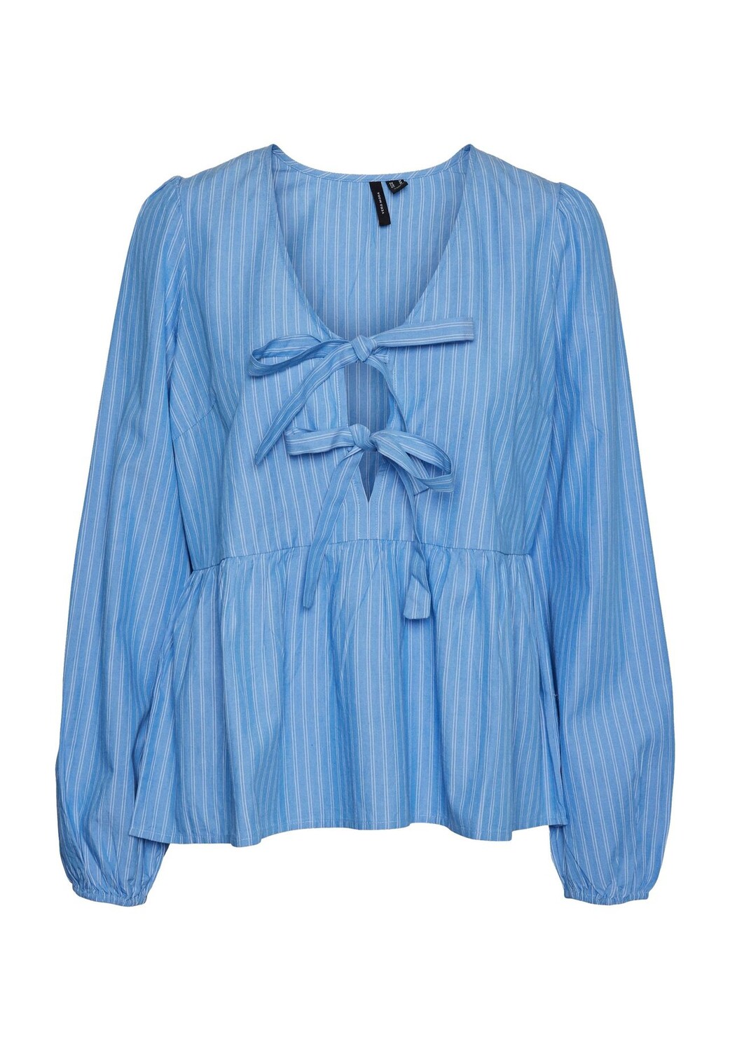 

Блуза, в полоску, с объемными рукавами, женская VERO MODA, цвет Provence