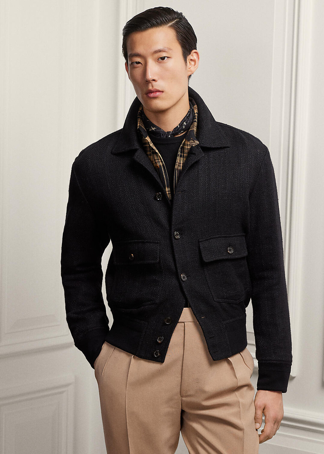 

Куртка-бомбер Henrik из смеси льна Ralph Lauren