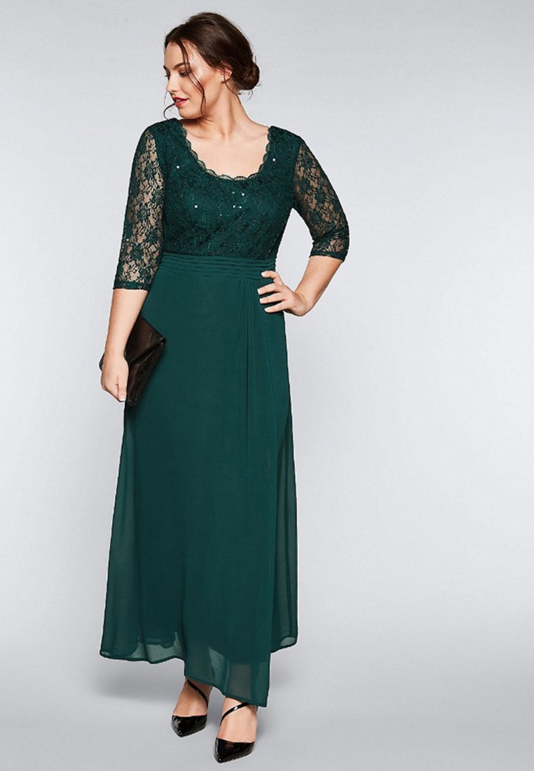 Вечернее платье Sheego, темно-зеленый
