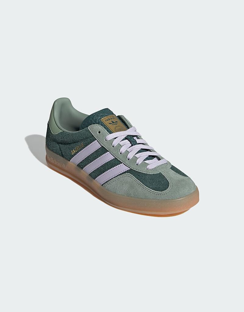 

adidas Originals – Gazelle Indoor – Зеленая спортивная обувь