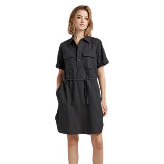 

Короткое платье G-Star Millery Pockets Short Sleeve, черный