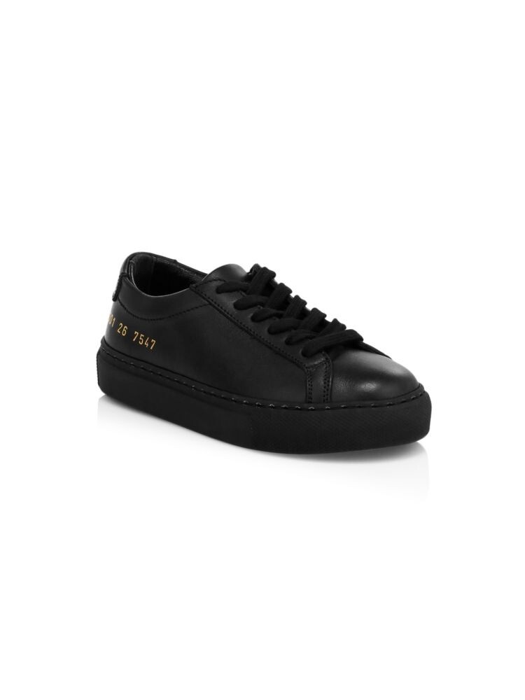

Детские оригинальные кожаные кроссовки Achilles Common Projects, черный
