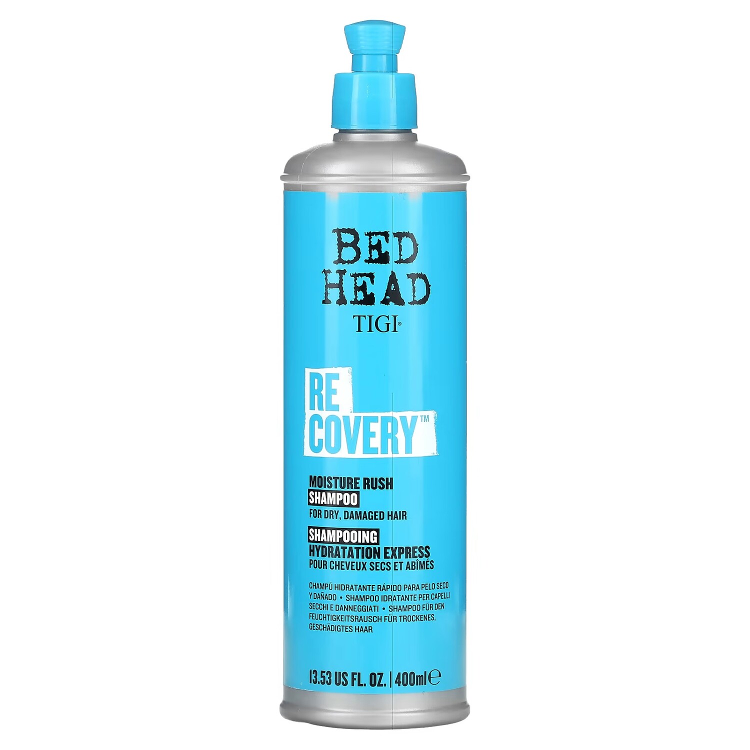 

TIGI Bed Head Recovery Moisture Rush Шампунь для сухих поврежденных волос, 13,53 жидких унций (400 мл)