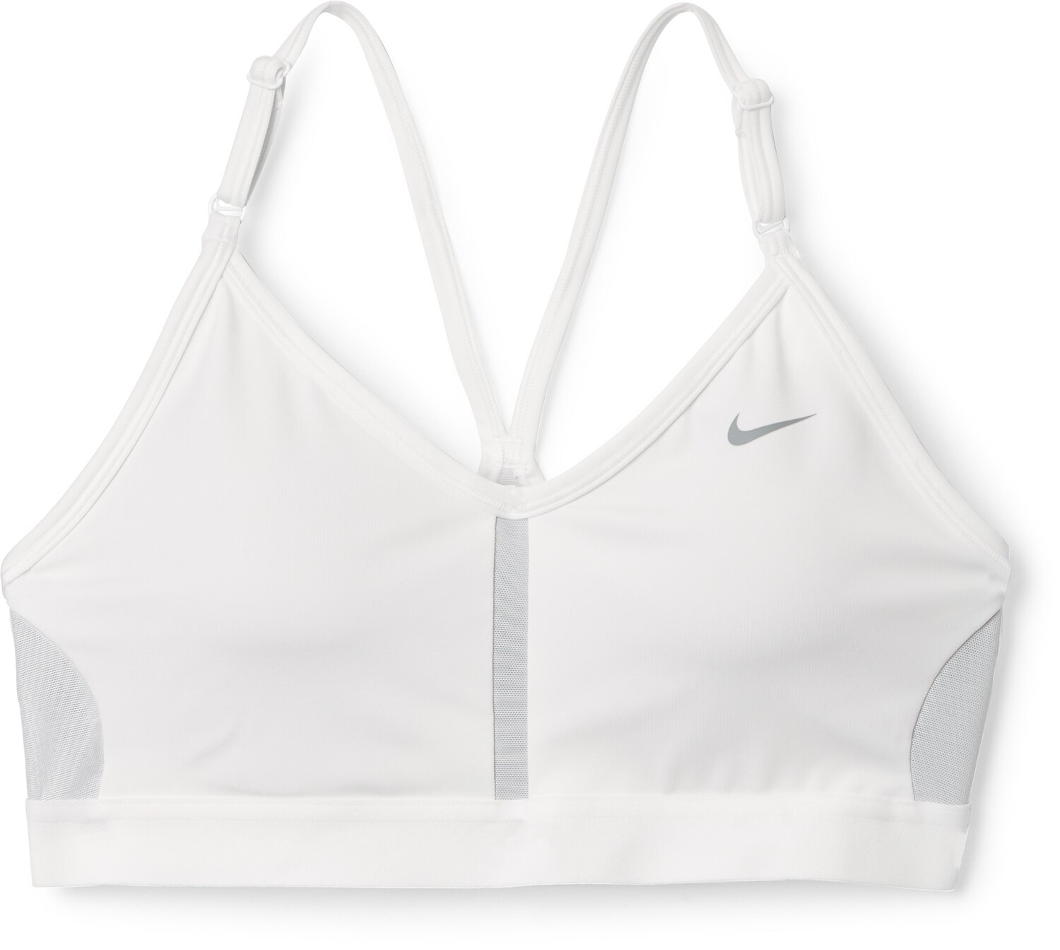 

Индийский бюстгальтер с V-образным вырезом Nike, белый