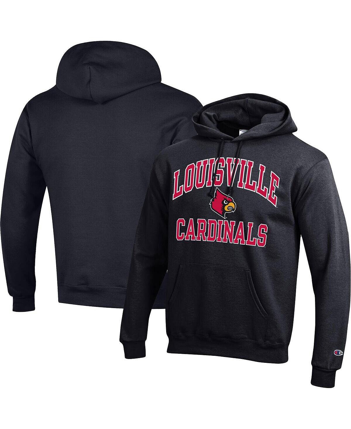 

Мужской черный пуловер с капюшоном Louisville Cardinals High Motor Champion