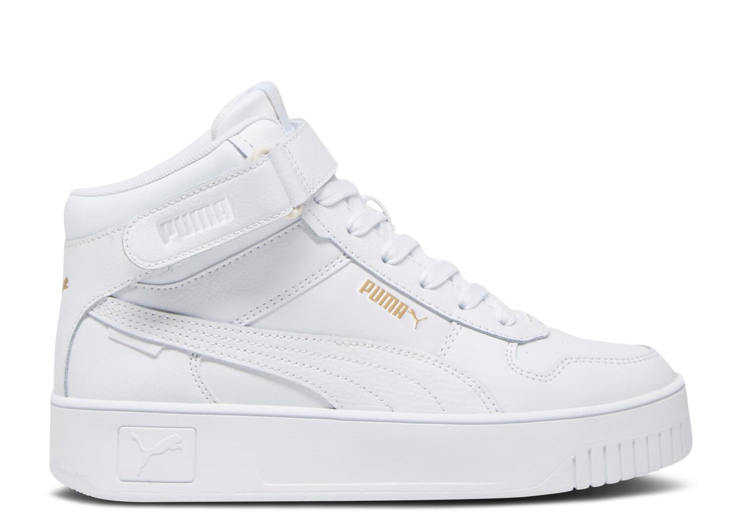 Кроссовки Puma Wmns Carina Street Mid 'White Gold', белый высокие кроссовки carina 2 0 mid puma цвет white rose quartz gold