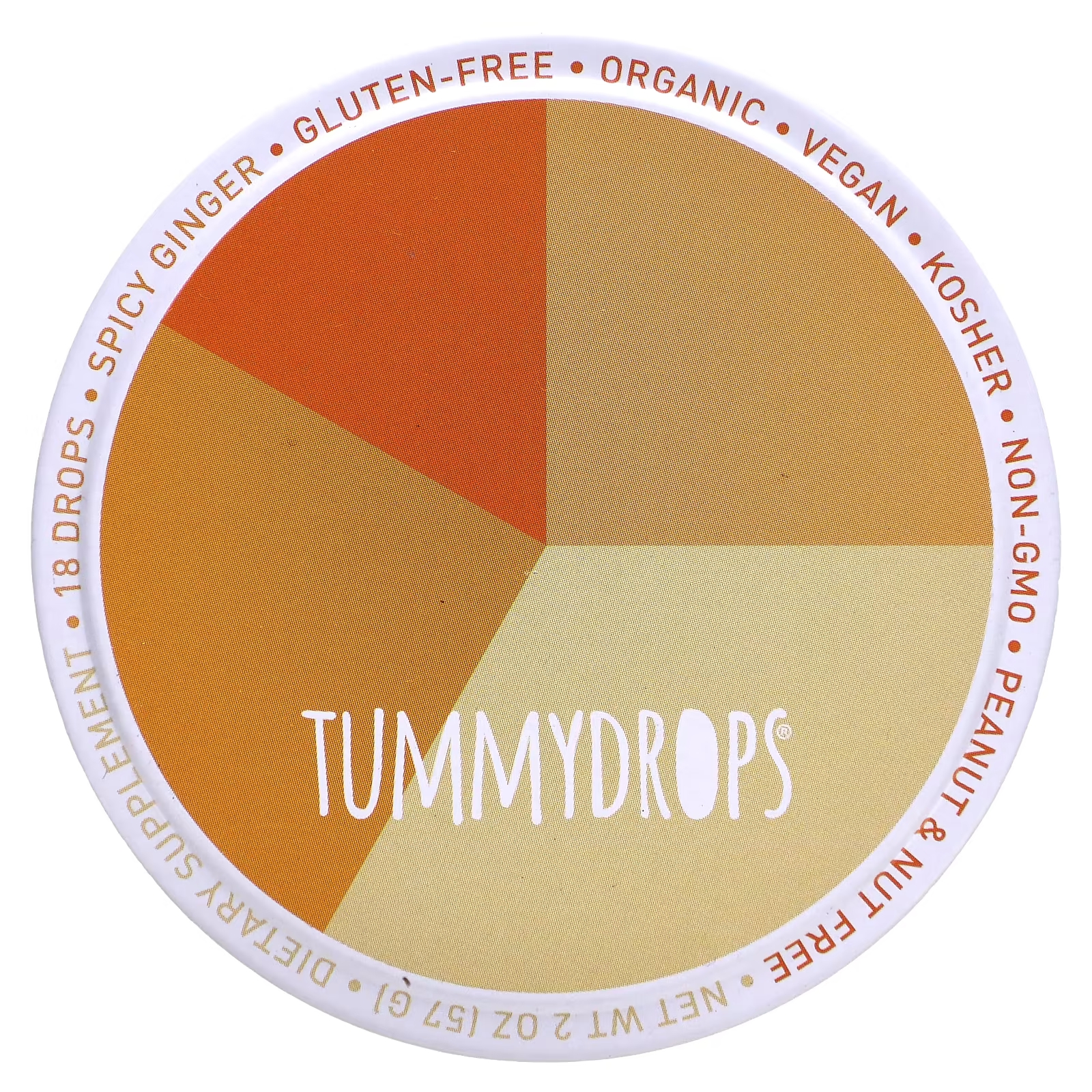 Пряный имбирь Tummydrops, 18 капель tummydrops сладкая имбирная груша 18 капель 57 г 2 унции