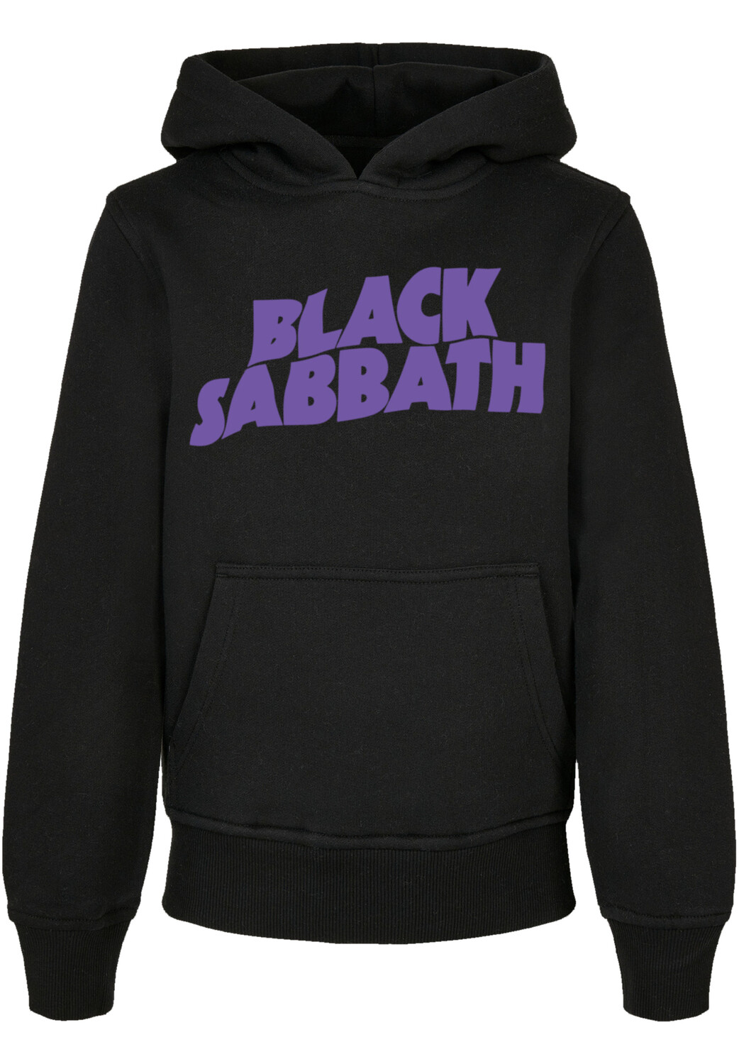 

Пуловер F4NT4STIC Basic Kids Hoodie Black Sabbath Wavy Logo Black, черный