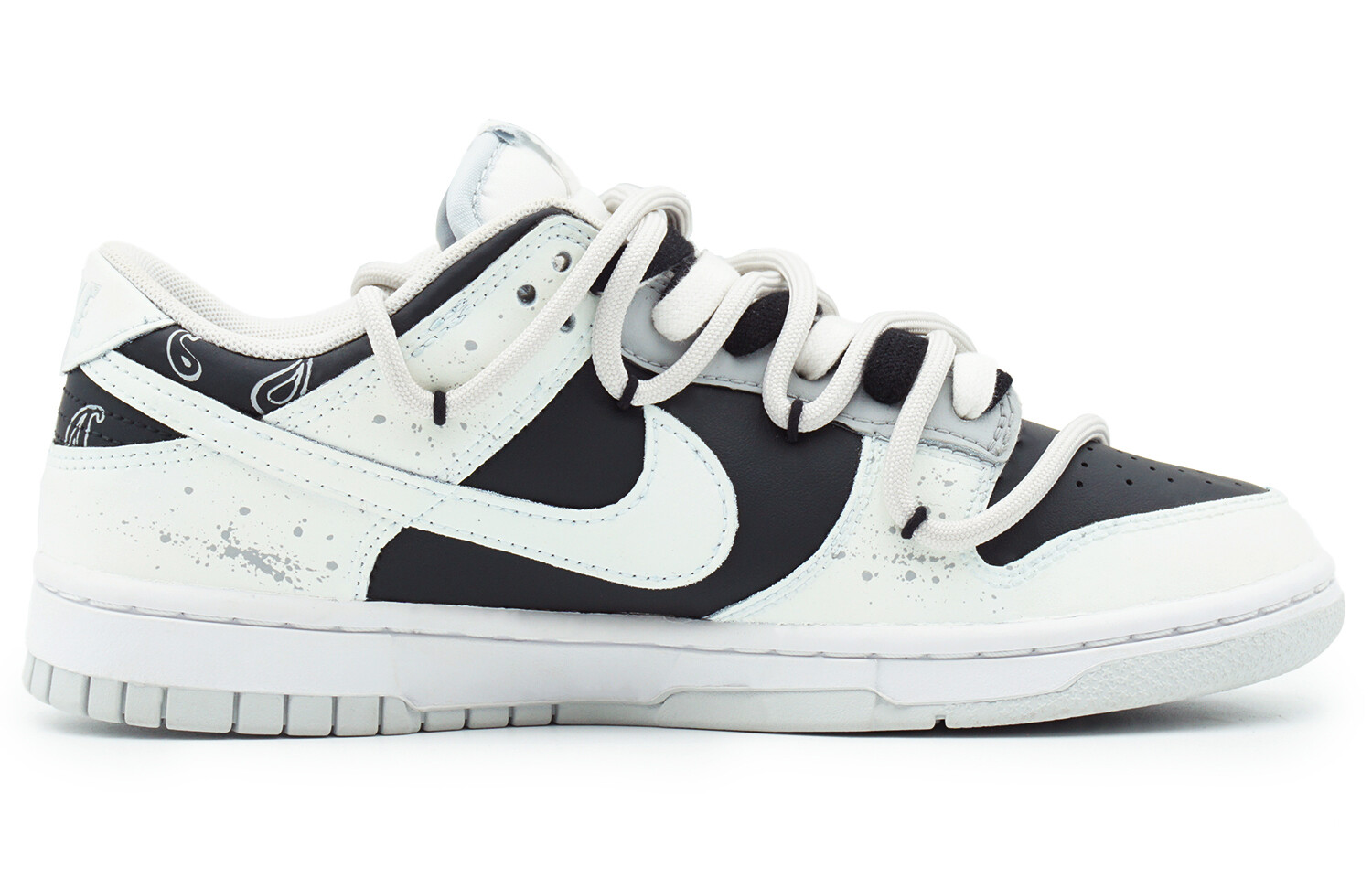 

Кроссовки Nike Dunk Skateboard Shoes Women's Low-Top Black White