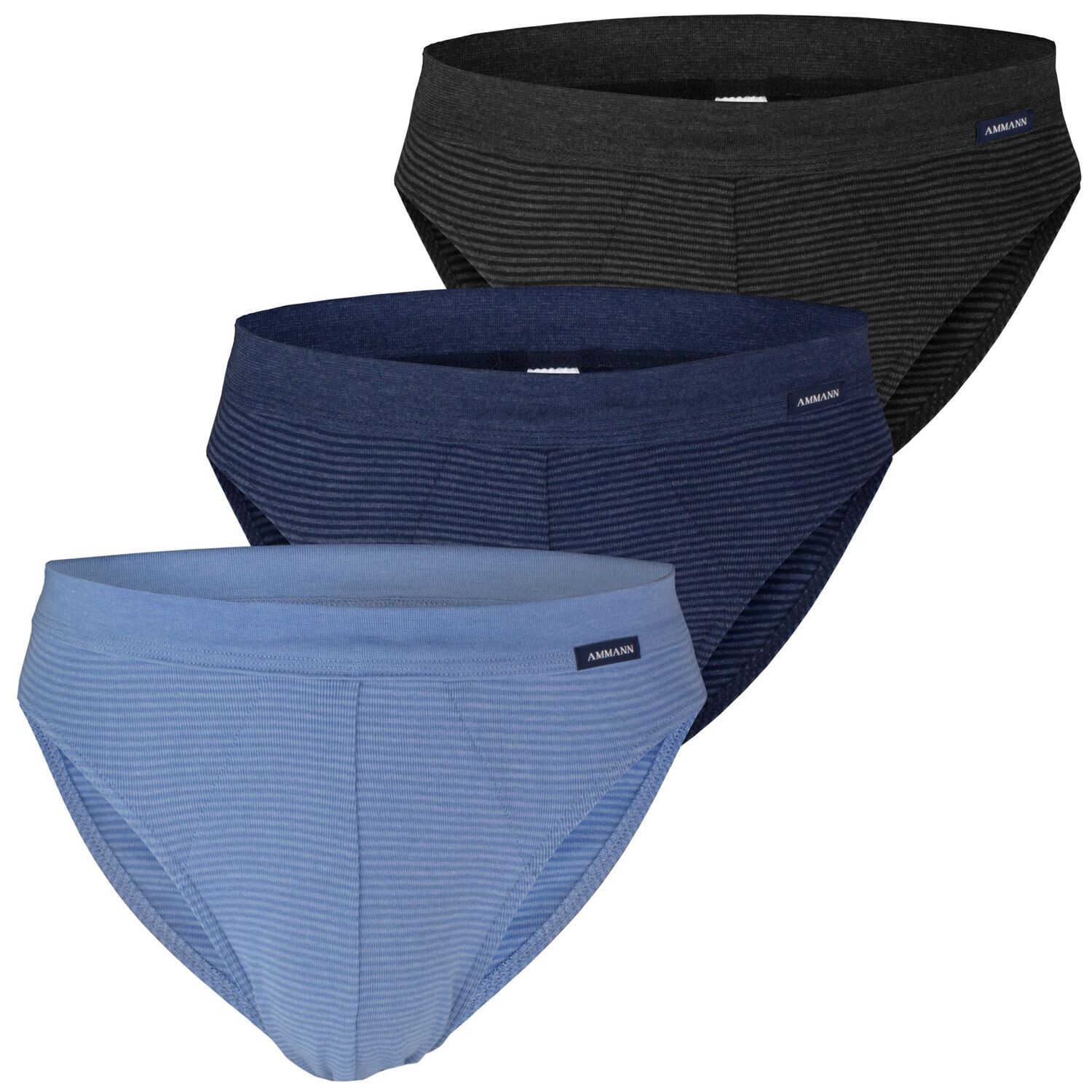 

Трусы Ammann s 3er Pack, цвет Anthrazit/Dunkelblau/Blau