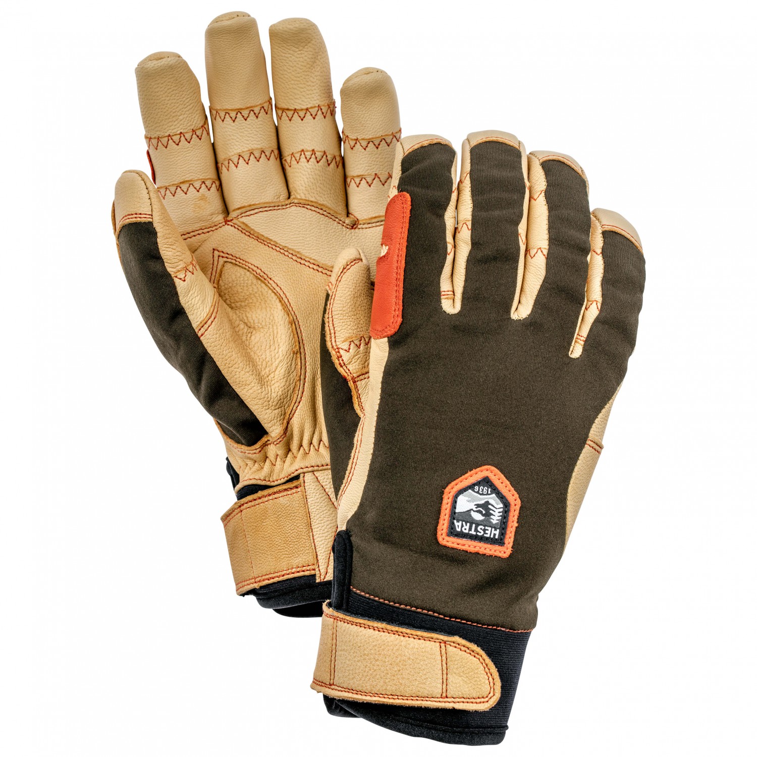 Перчатки Hestra Ergo Grip Active 5 Finger, цвет Dark Forest/Natural Brown боксерские перчатки bad boy active boxing gloves черный белый 18 унций