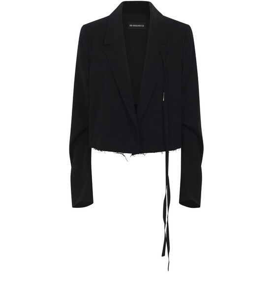 

Укороченная куртка с напуском Inge Ann Demeulemeester, черный