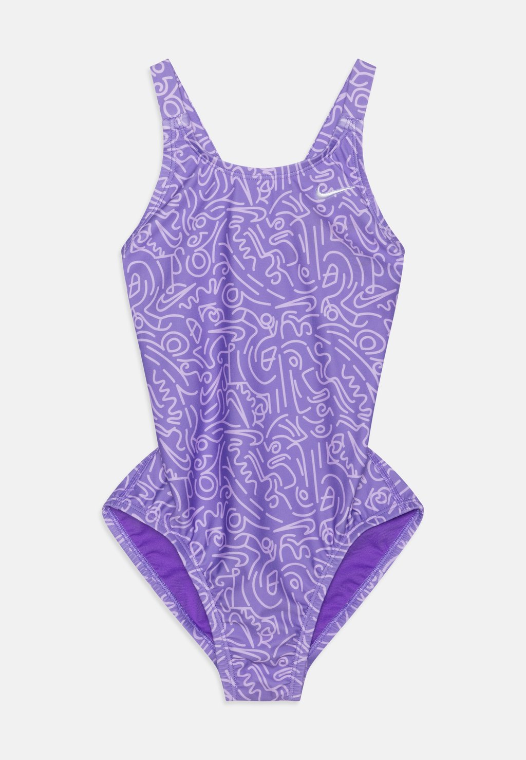 

Купальник PRINTED FASTBACK ONE PIECE Nike Performance, фиолетовый