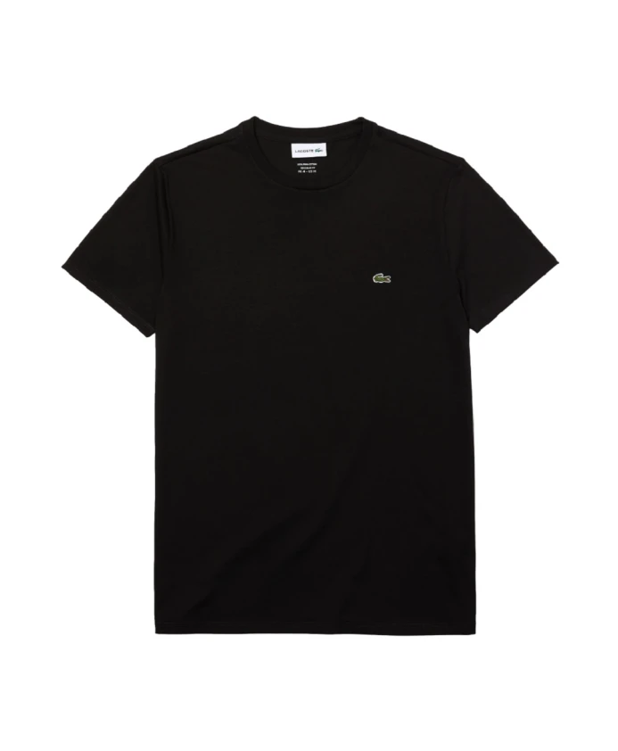 

Хлопковая футболка th6709 00 Lacoste, черный