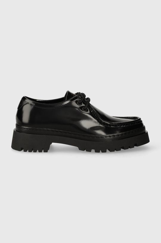 Кожаные туфли Aligrey Gant, черный кожаные байкерские ботинки aligrey gant черный