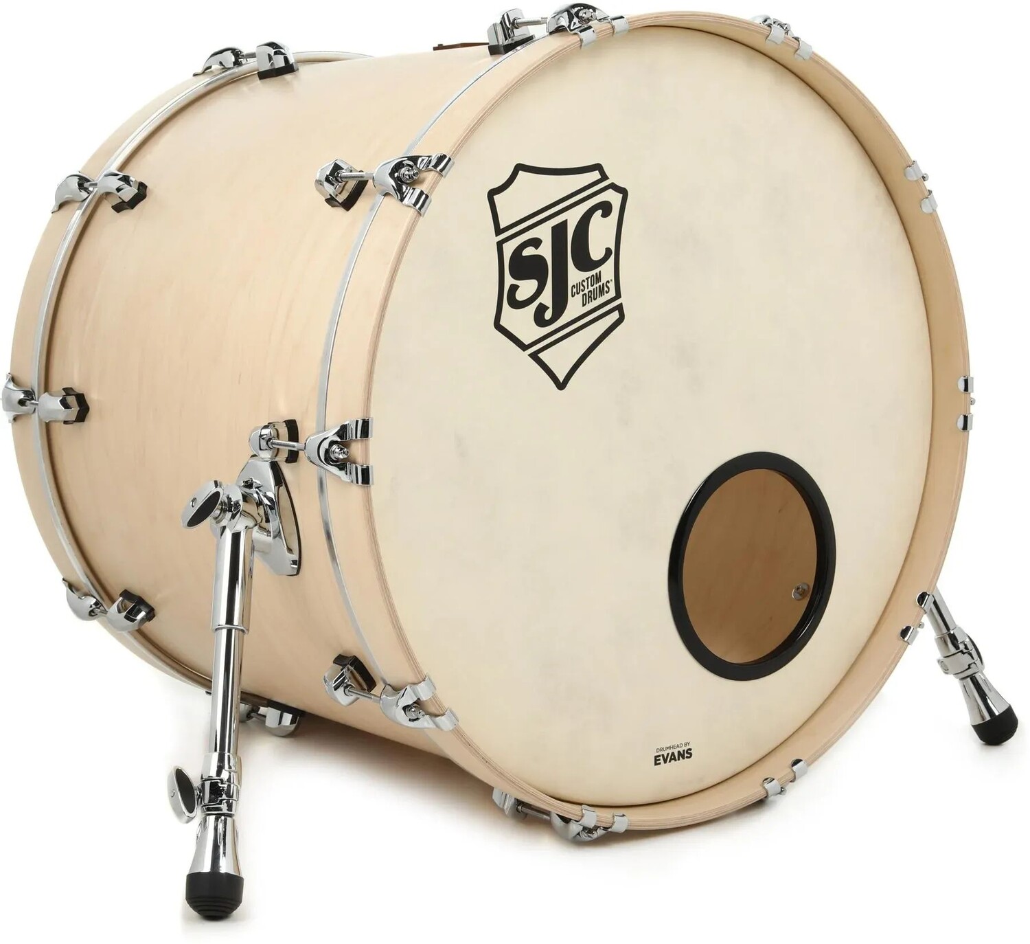 

Бас-барабан SJC Custom Drums Tour Series — 18 x 22 дюйма, натуральный