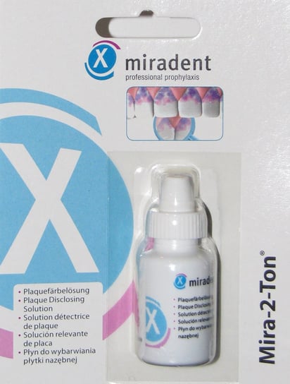 Жидкость для окрашивания зубного налета - отложений, 10 мл Miradent Mira-2-ton набор miradent brillant 23 мм