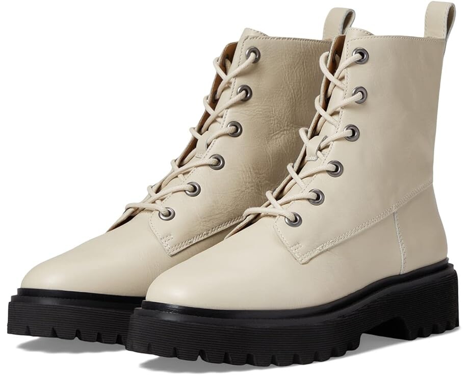 

Ботинки Madewell The Rayna Lace-Up Boot in Leather, цвет Harvest Moon