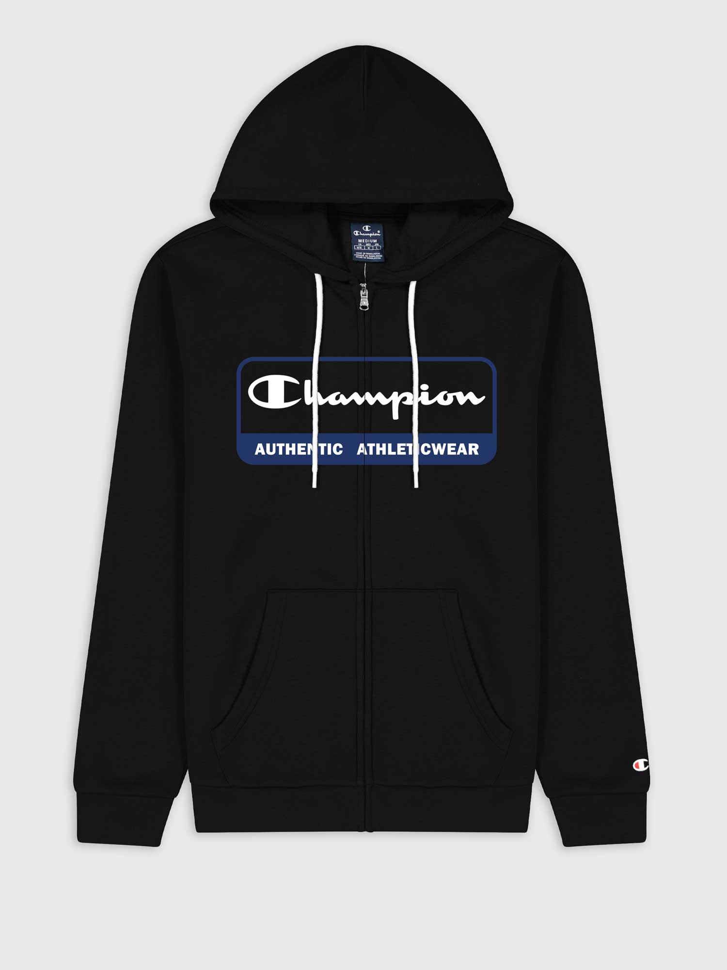 

Толстовка Champion Hooded Full Zip Sweatshirt, черный