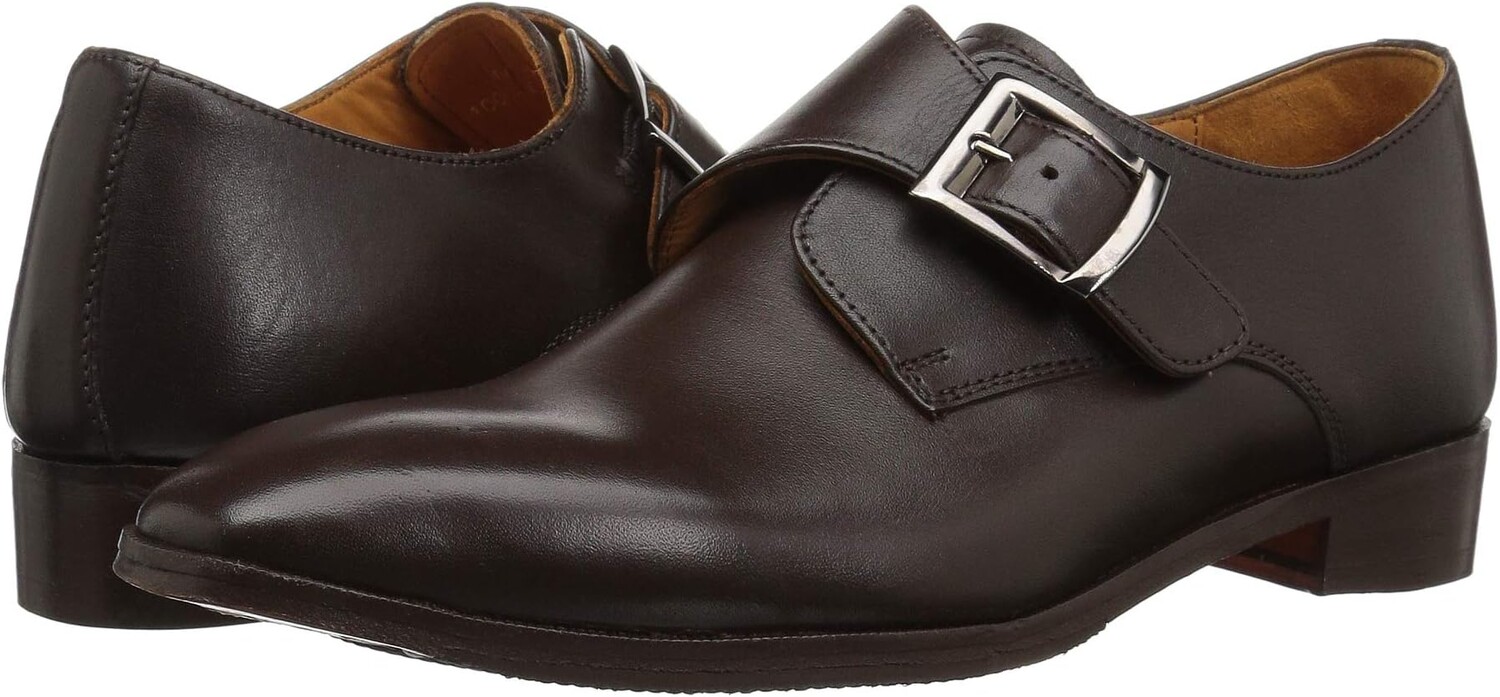 

Оксфорды Freedom Monk Single Strap Carlos by Carlos Santana, цвет Brown Full Grain Calfskin