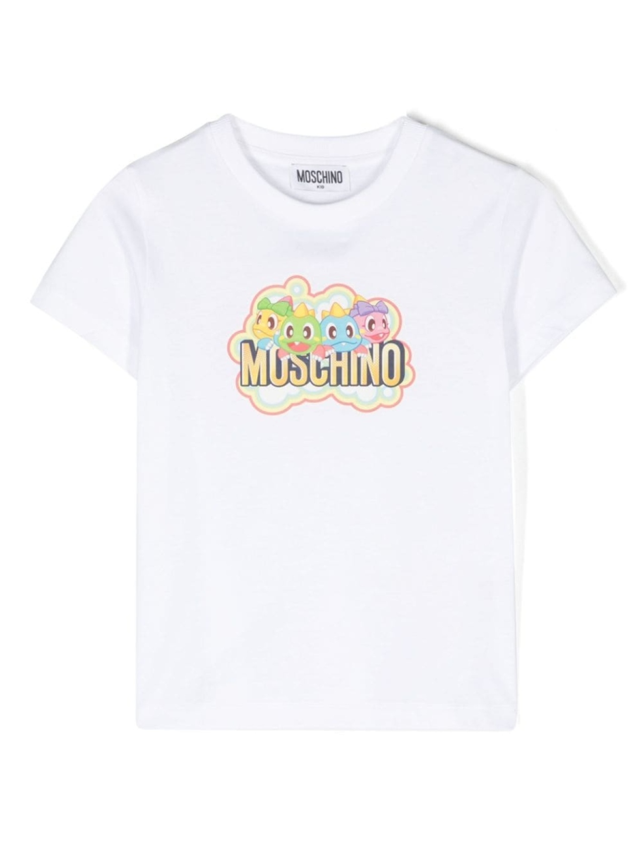 

Moschino Kids футболка Puzzle Bobble, белый