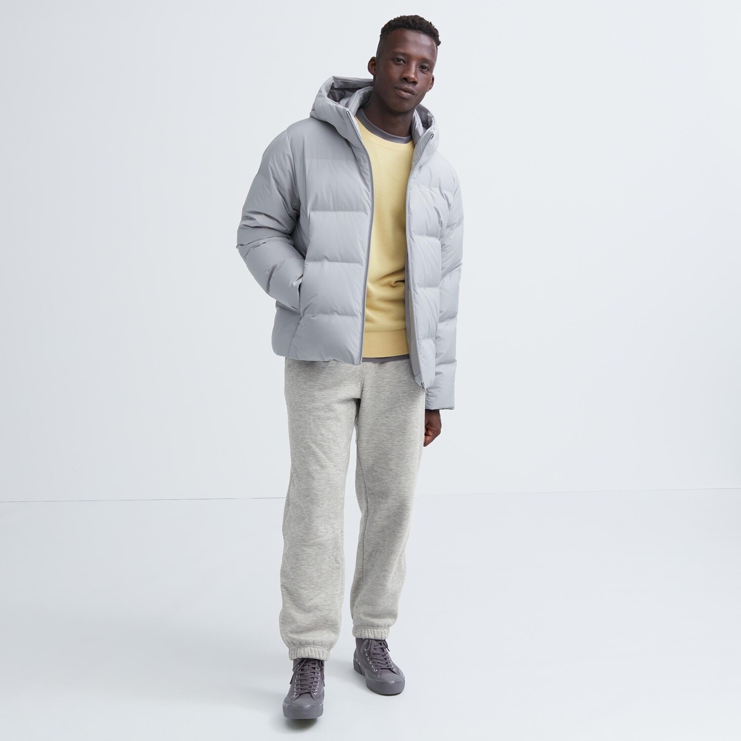 

Спортивные штаны Heattech Uniqlo, серый