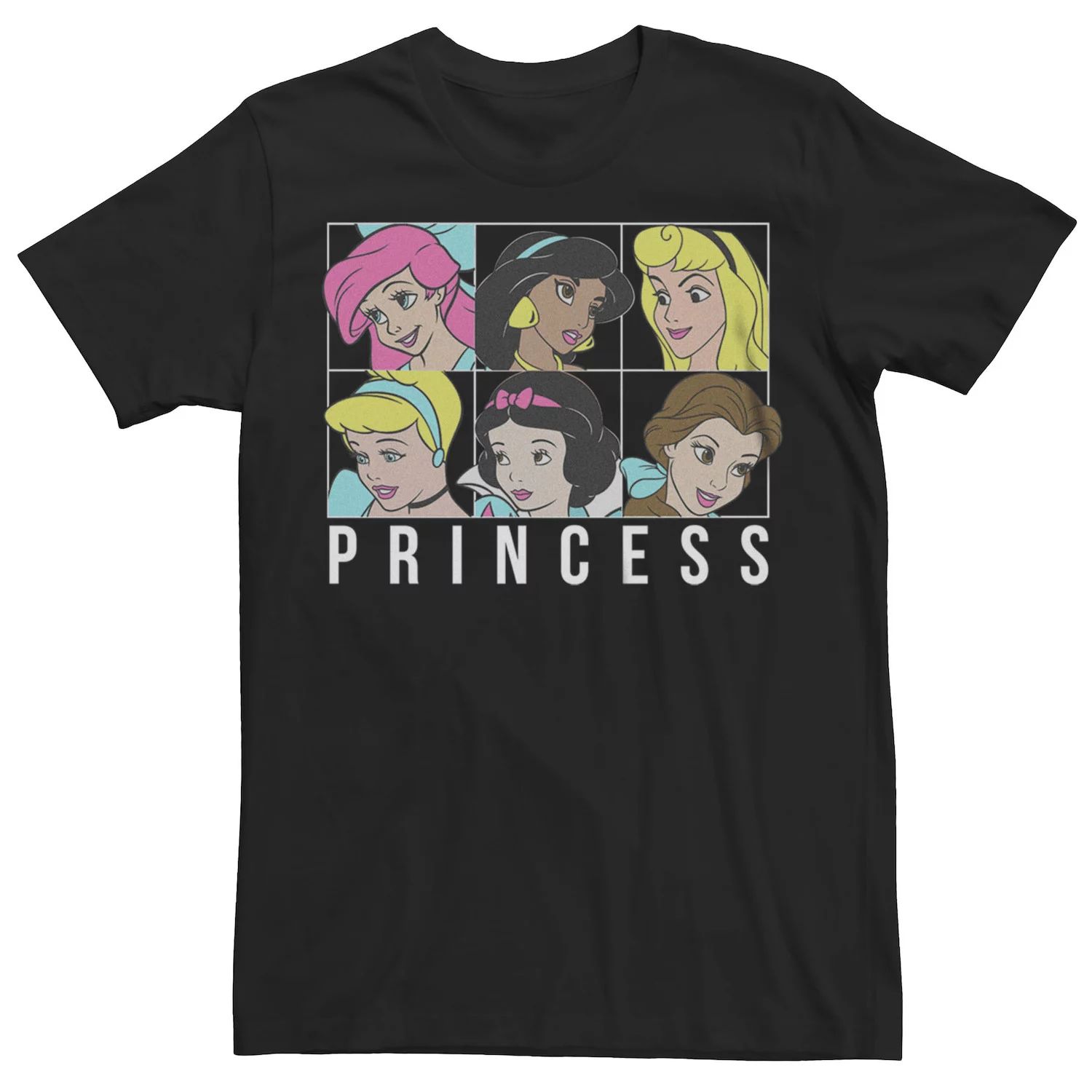 Детская футболка Disney Princesses Six Squares Licensed Character