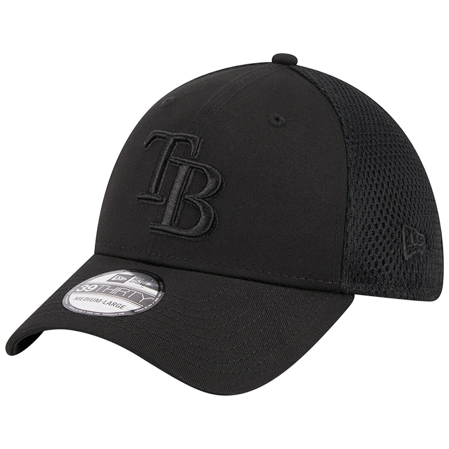 

Мужская кепка New Era Tampa Bay Rays Black-on-Black Neo 39THIRTY Flex Hat