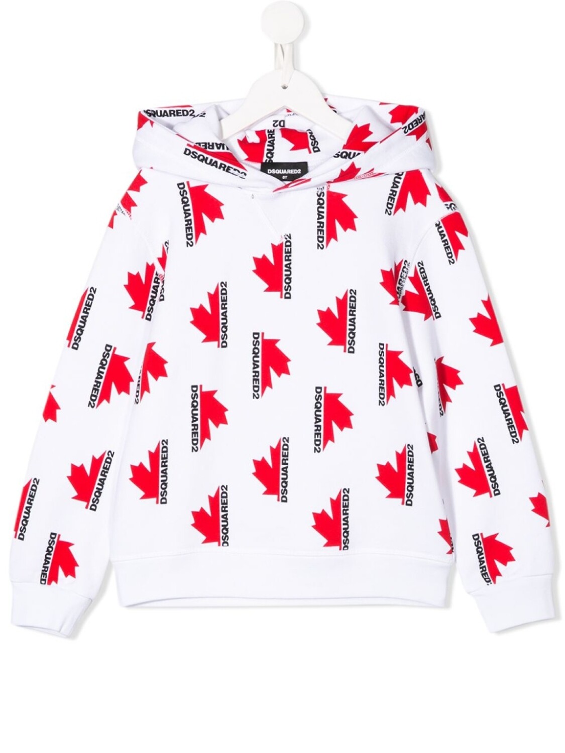 

Dsquared2 худи с принтом, белый