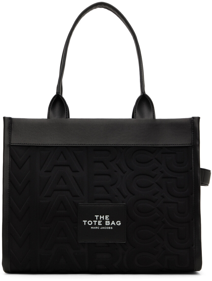 

Черная большая сумка-тоут с монограммой Marc Jacobs